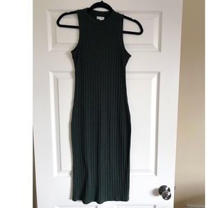 Dark Green High Neck Dress NWOT Size Small